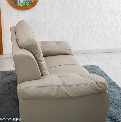 Sofá 2 lugares 240 Courvin Areia Larg. 1.55m - Rondomóveis