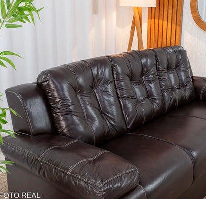 Sofá 3 lugares 240 Korino Café Larg. 2.03m - Rondomóveis