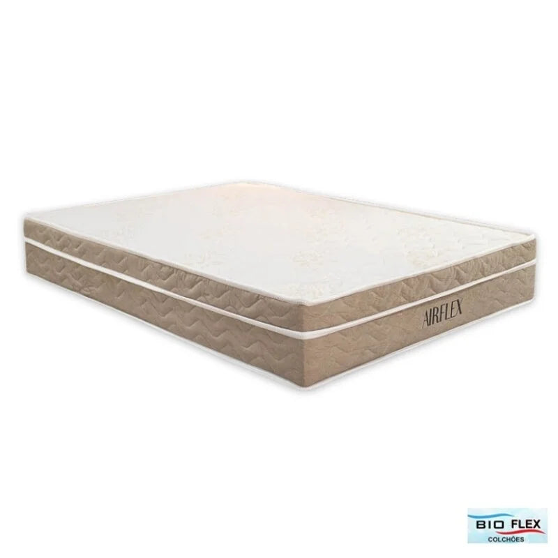 Colchão Casal Airflex 138x188x25 Molas Ensacadas – Bioflex | Suporta até 240kg
