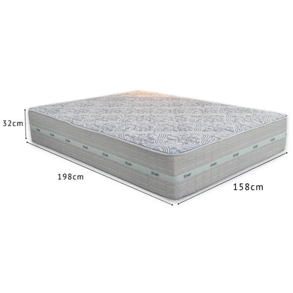 Colchão Queen Carbon Molas Ensacadas 158x198x32 – Anjos | Suporta até 240kg