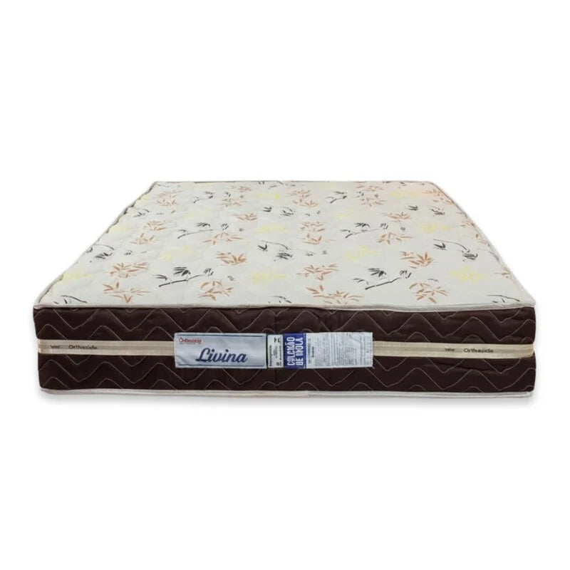 Colchão Queen Livina Molas Ensacadas 158x198x25 Orthoside | Suporta até 220kg