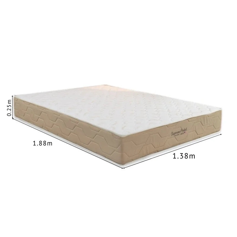 Colchão Casal Supreme Pocket Molas Ensacadas 138x188x25 – Inovaflex | Suporta até 240kg