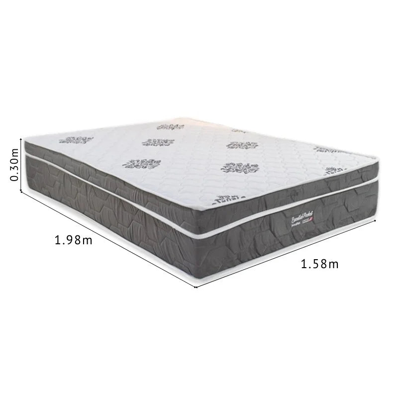 Colchão Queen Essential Pocket Molas Ensacadas 158x198x30 – Inovaflex | Suporta até 240kg