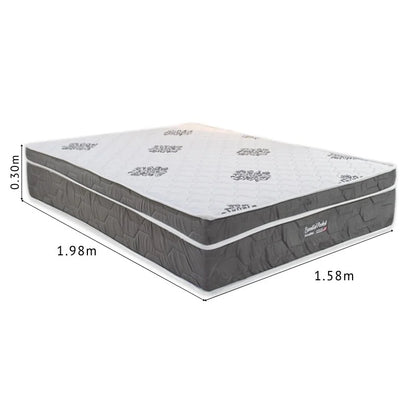 Colchão Queen Essential Pocket Molas Ensacadas 158x198x30 – Inovaflex | Suporta até 240kg