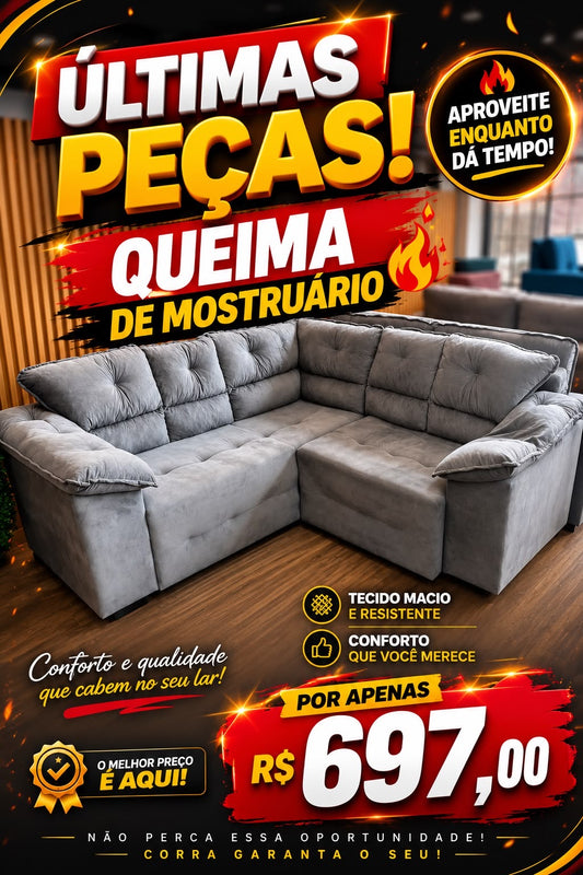 Sofá de canto 1,90x1,90