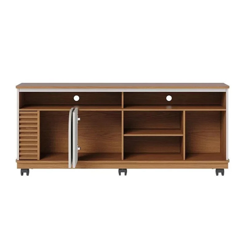 Rack Bancada Jurerê Larg. 1.50m Freijó/Off White para TV até 65″- Colibri