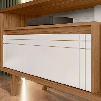 Rack Bancada NT 1315 Larg. 1.63m Freijó/Off para TV até 60″ – Notável