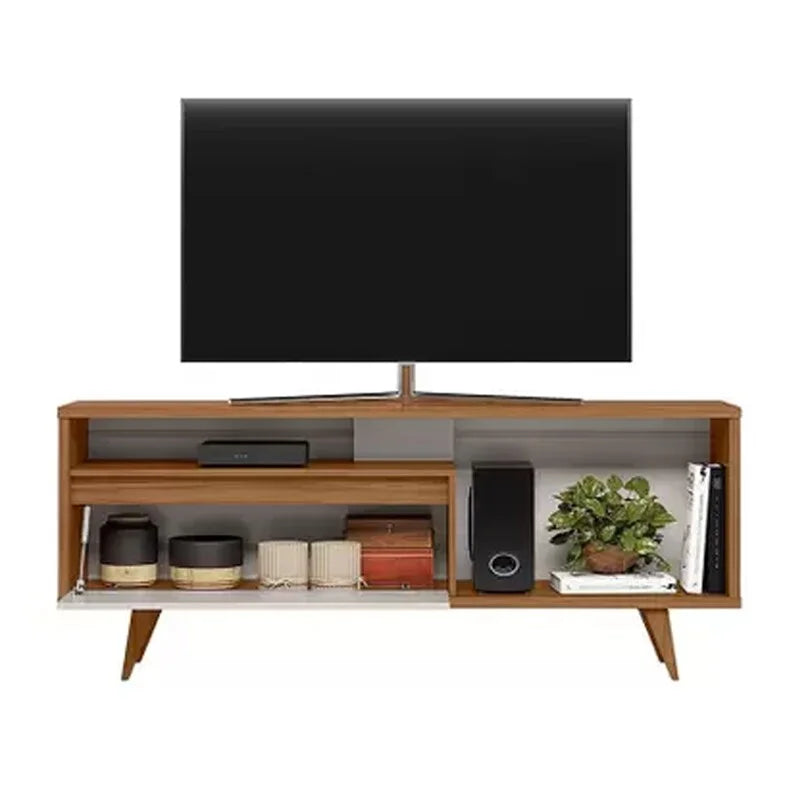 Rack Bancada NT 1315 Larg. 1.63m Freijó/Off para TV até 60″ – Notável