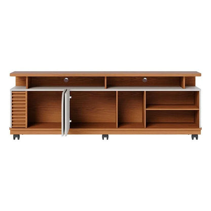 Rack Bancada Jurerê Larg. 1.80m Freijó/Off White para TV até 75″ – Colibri