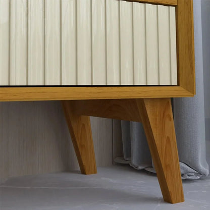 Rack Magnífico 212 Larg. 2.18m + Painel Magnífico 220 Nature/Off C/LED e Detalhe Ripado – Gelius