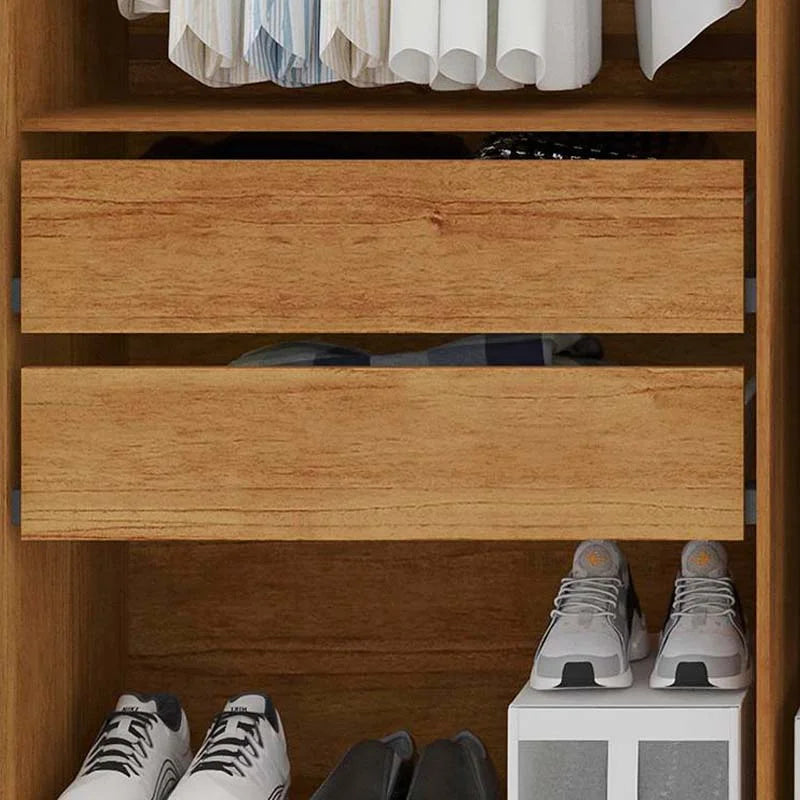 Guarda-roupa Casal Coliseu Cinamomo/Off 6 Portas 4 Gavetas Larg. 2.20m – Sallêto